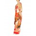 MORPHEW COLLECTION Hand Painted Silk Wrap Dress Made From An Antique 1920S Japanese Kimono